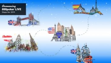 Le tappe della stagione 2019 di 888Live