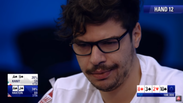 Video-replay a carte scoperte: Mustapha Kanit al 100.000$ Super High Roller PCA