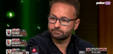 Che mano fra Justin Young e Daniel Negreanu: ‘Kidpoker’ spegne il rivale