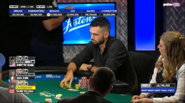 Incredibile fold di Livingston al final table del Main WSOP! Perché ha passato Q-Q preflop?
