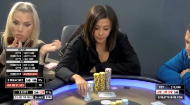 Che bluff di Francisco nel cash game! Kitty Kuo passa Q-Q in un 4-bettato