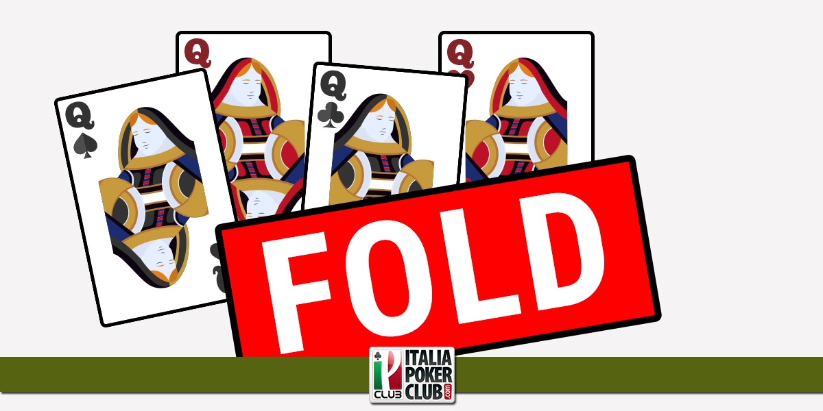 decisione foldare poker