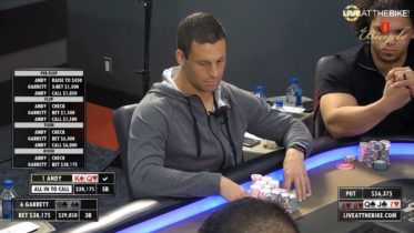 Che bluff bestiale al Bike! E Adelstein la spunta con una misera bottom pair