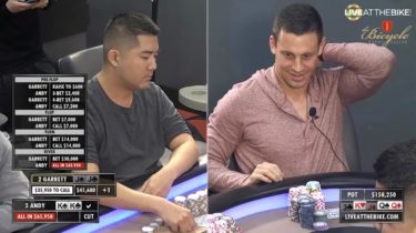 Set Over Set al Bike! E Adelstein indovina un fold pazzesco al river