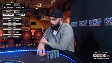Lo sceriffo Iodice chiama con Q-high e trionfa all’ISOP! Ecco la sua analisi della mano