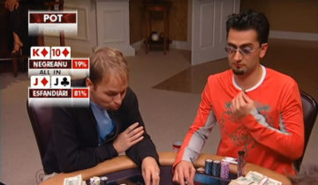 Il tell di Daniel Negreanu svelato da Antonio Esfandiari