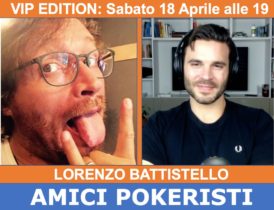 Segui la diretta streaming di Alberto Russo con Lorenzo Battistello, il cuoco-pokerista del Grande Fratello
