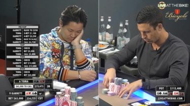 Il classico cooler? Non proprio! Guardate come Adelstein vince con A-A contro K-K al Bike