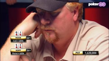 Cooler imparabile o errore madornale? Kopp vs Moon, WSOP 2009