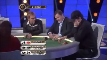 Big Game PokerStars: TonyG vs Brunson, una mano non convenzionale