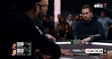 PokerStars Players Championship 2019: Martini-Rivera, una mano da money scared