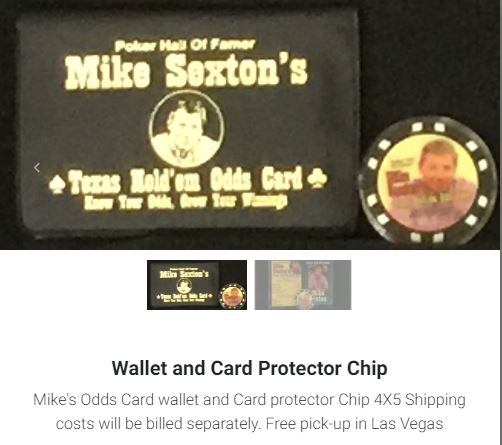 portafoglio mike sexton chip card protector