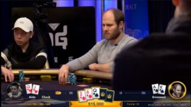 PartyPoker Triton 2018: Greenwood vs Aido, un river miracoloso