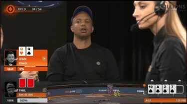 Cosa fare con colore second nuts quando Phil Ivey va all-in al river?