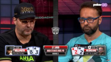 Strabiliati da questo bluff in 5-bettato di Phil Hellmuth a Daniel Negreanu