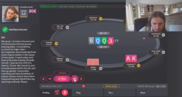 Come ha pensato Charlie Carrel in una mano vincente contro Andrè Akkari