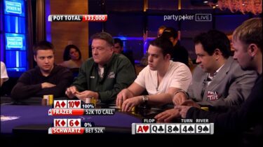 Partypoker Premier League: Frazer vs Schwartz, un bluff che chiama vendetta