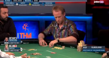 WSOP 2021: Gathy vs Ronconi, guerra di rilanci al Final Table del Millionaire