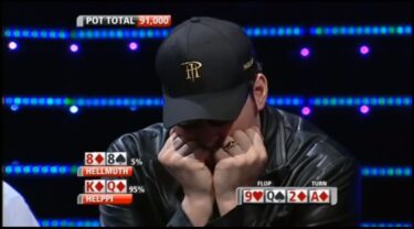 PartyPoker Premier League 2008: Hellmuth vs Helppi, una giocata troppo aggressiva