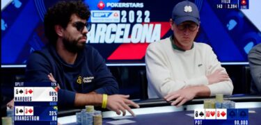 Il fantastico call di Marques al tv table dell’EPT di Barcellona, tutto da gustare