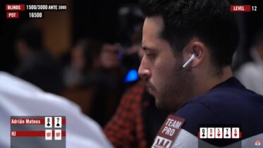 Come ha pensato Adrian Mateos in due mani contro Nick Schulman al 10k 6-max WSOP