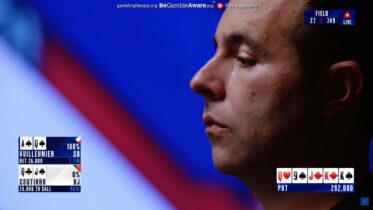 Gasati da questo raise river di Sergio Coutinho 27 left al Main Event EPT Londra