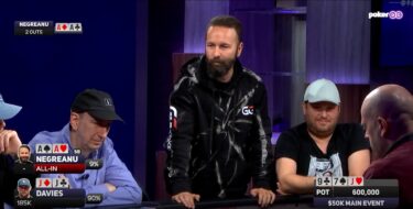 Il mantra di Daniel Negreanu dopo gli assi scoppiati in bolla al 50k Poker Masters