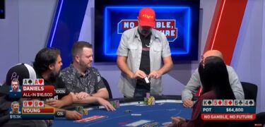 Decidere se chiamare lanciando una scheda magnetica: non fate come Justin Young a No Gamble No Future!