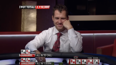 Il super call di Duhamel su Jungleman alla Poker Premier League [Video]
