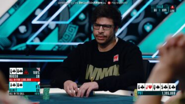 Il cooler in blind war che ha eliminato Mustapha Kanit al Main Event PCA