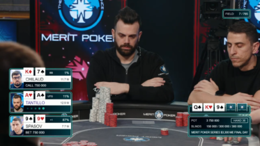 Come ha pensato Fausto Tantillo per foldare coppia di assi al turn, 7 left