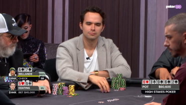 Incredibile misread ad High Stakes Poker, Keating si convince di avere full e paga il raise di Bellande!