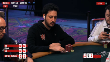 Come ha pensato Adrian Mateos contro Davidi Kitai al 10k 6-Max WSOP