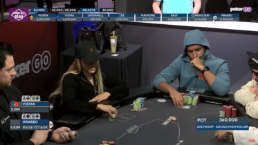La mano di fine day 2 che ha spostato gli equilibri al 25k High Roller WSOP