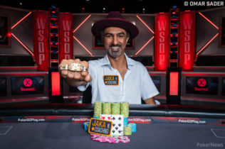 La lettura di Faraz Jaka in uno spot delle WSOP outplaya il suo avversario
