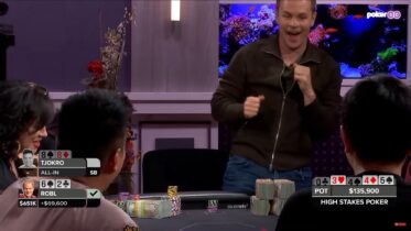 Don’t try this at home: Andrew Robl fa una ‘donkata’ ad High Stakes Poker ma la fortuna lo premia!