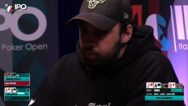 Due mani del tavolo finale IPO Sanremo cui non troviamo un senso