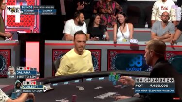 “Il bluff del secolo” di Antonio Galiana a Johan Guilbert al testa a testa del 2.500$ WSOP