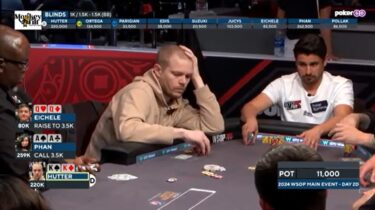 Doppio fold preflop clamoroso al Main Event WSOP 2024, mettono sotto KK e QQ!