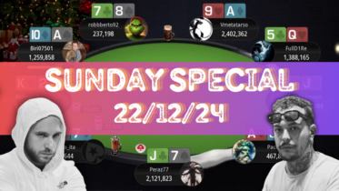 Guarda il replay del tavolo finale Sunday Special con Francesco Biribao e Marco Perra a carte scoperte!