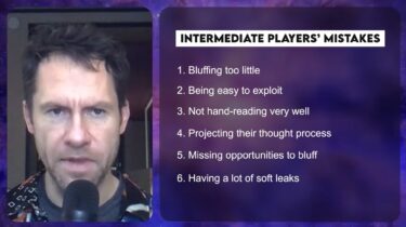 I peggiori errori dei pokeristi di livello intermedio secondo Dan ‘jungleman’ Cates