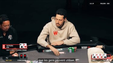 Come ha pensato Adrian Mateos per foldare coppia di re turn al day 4 del Main Event WSOP 2024