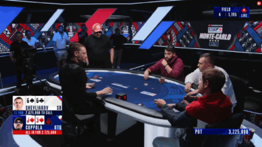 Enrico Coppola ha spewato nella mano del quarto posto al Main Event EPT Montecarlo?