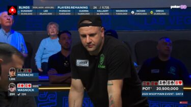 Da 3bb arriva al tavolo finale secondo in chips: che rimonta per Michael Mizrachi al day 8 del Main Event WSOP!