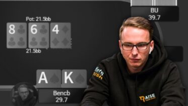 Come giocare A-K nei tribettati in cui si manca il flop: la lezione di coach Benjamin Rolle