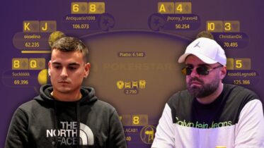 Il replay a carte scoperte del Sunday High Roller vinto da Alex ‘Suckkkkk’ D’Amore, anche ‘Gasparotto10’ al final table!