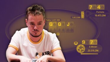 Dario Minieri a carte scoperte: guarda il video-replay del tavolo finale MicroMillions con ‘D.Minieri’ secondo