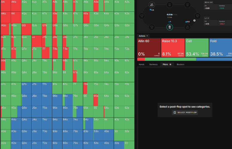 risposta bb stack 60bb