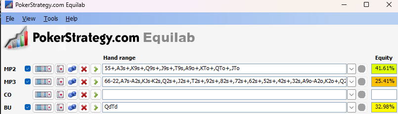 equity QTs multiway