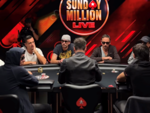 Sunday Million Live 2026: Riccardo D’Errico in fuga al tavolo finale, 9 uomini a caccia del titolo